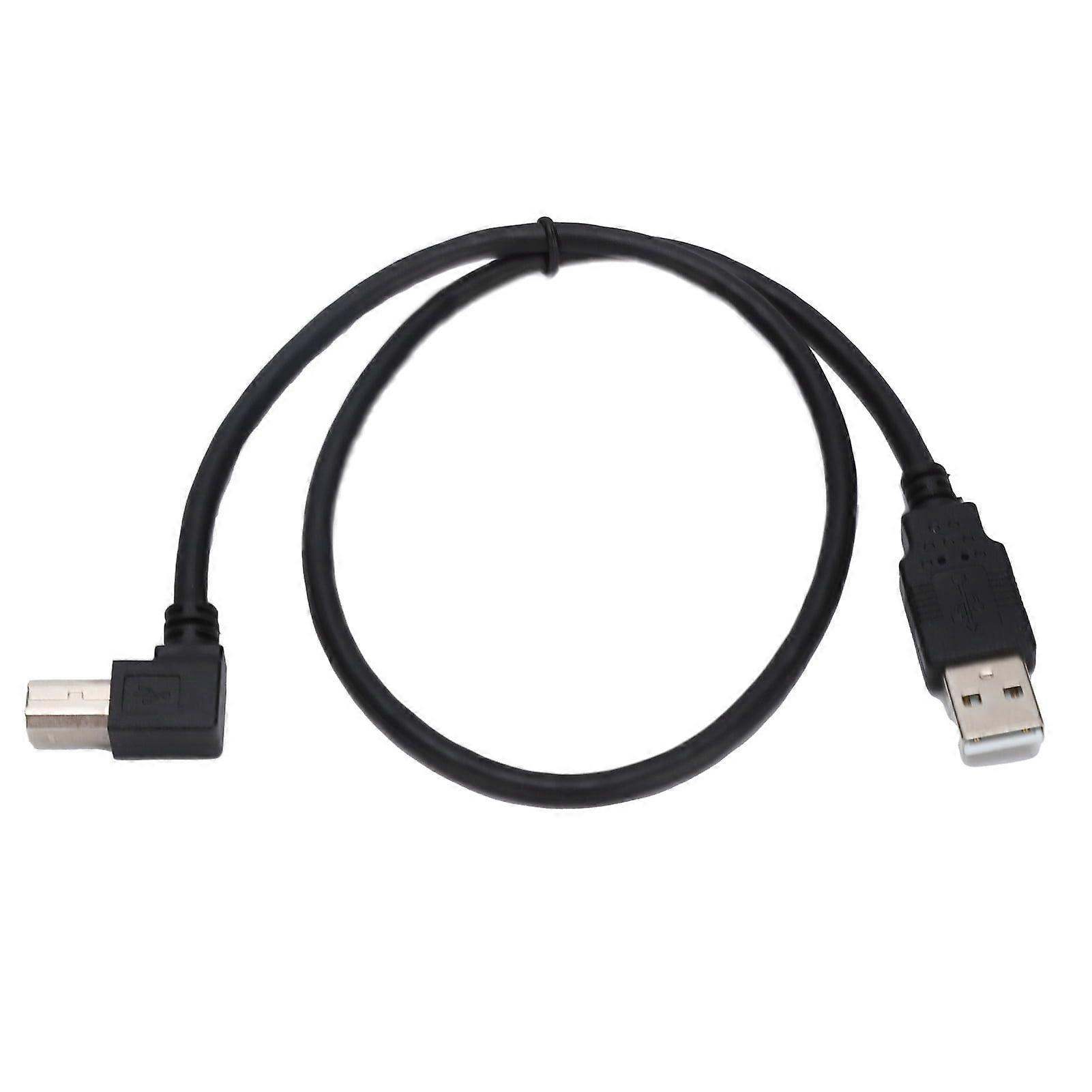 USBA to USBB Male Conversion Cable Cord Right Angle Connection Adapter Cable