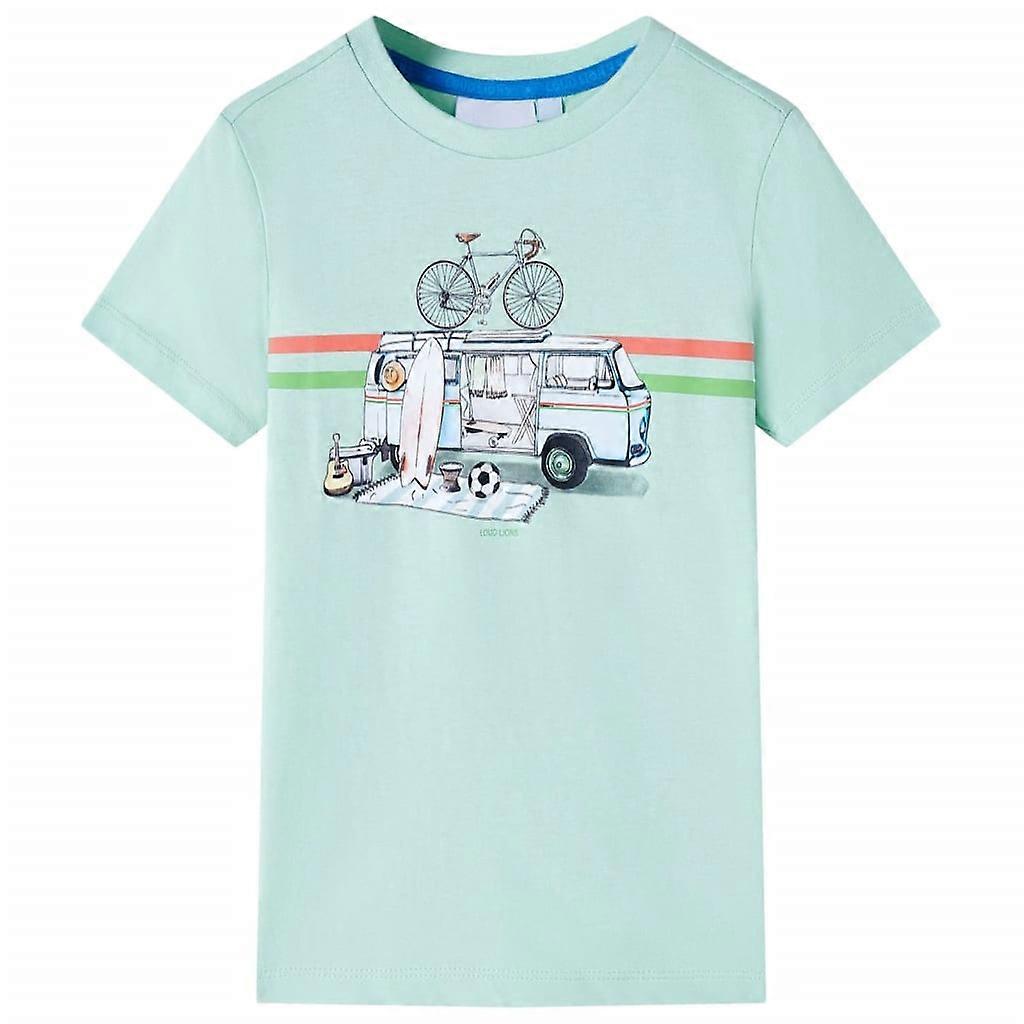 Kindershirt 140 lichtmint