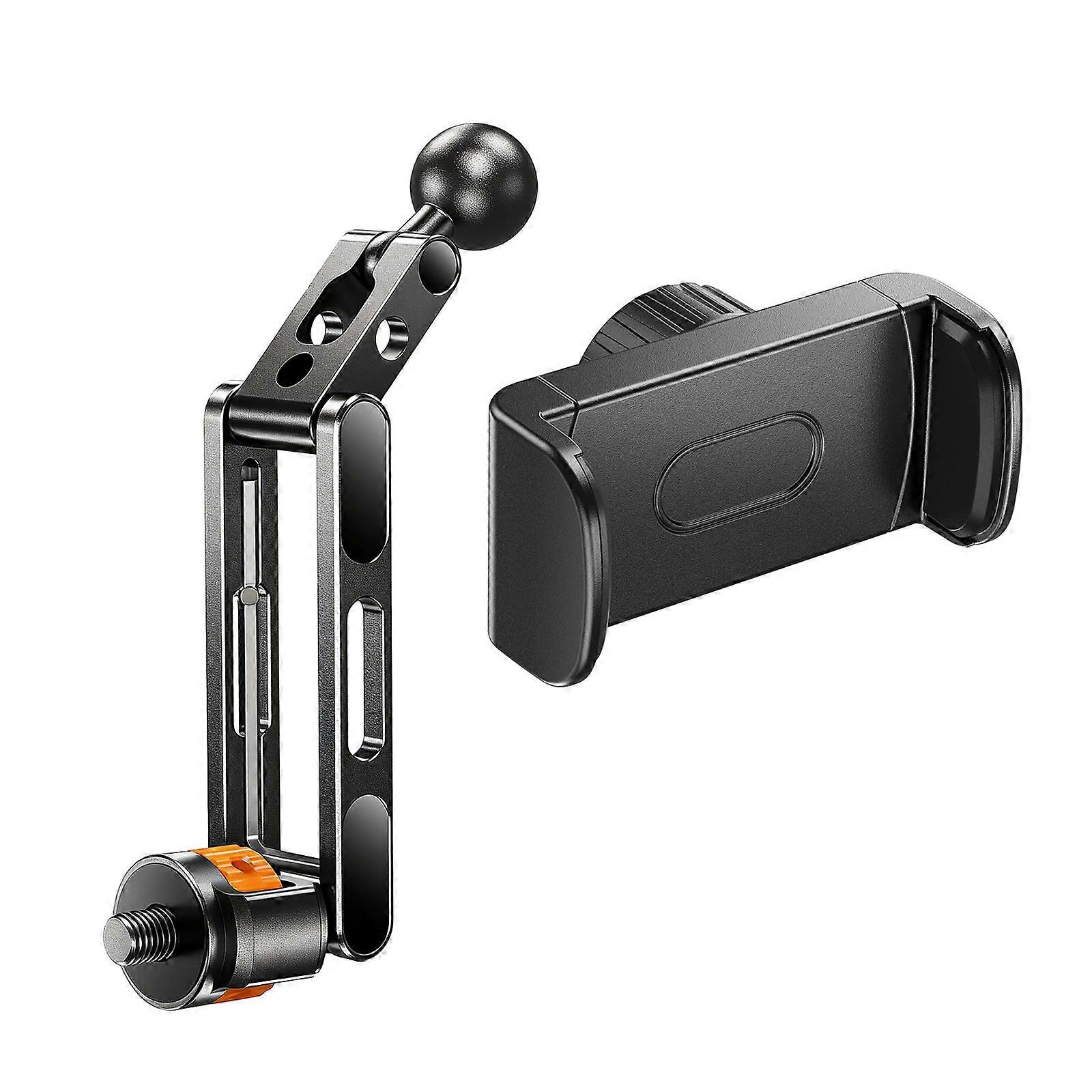 Quick Install Phone Clip Mount With 1/4 Thread Adapter Suitable For Tripod Selfier Stick Camera Accessories Multicolor