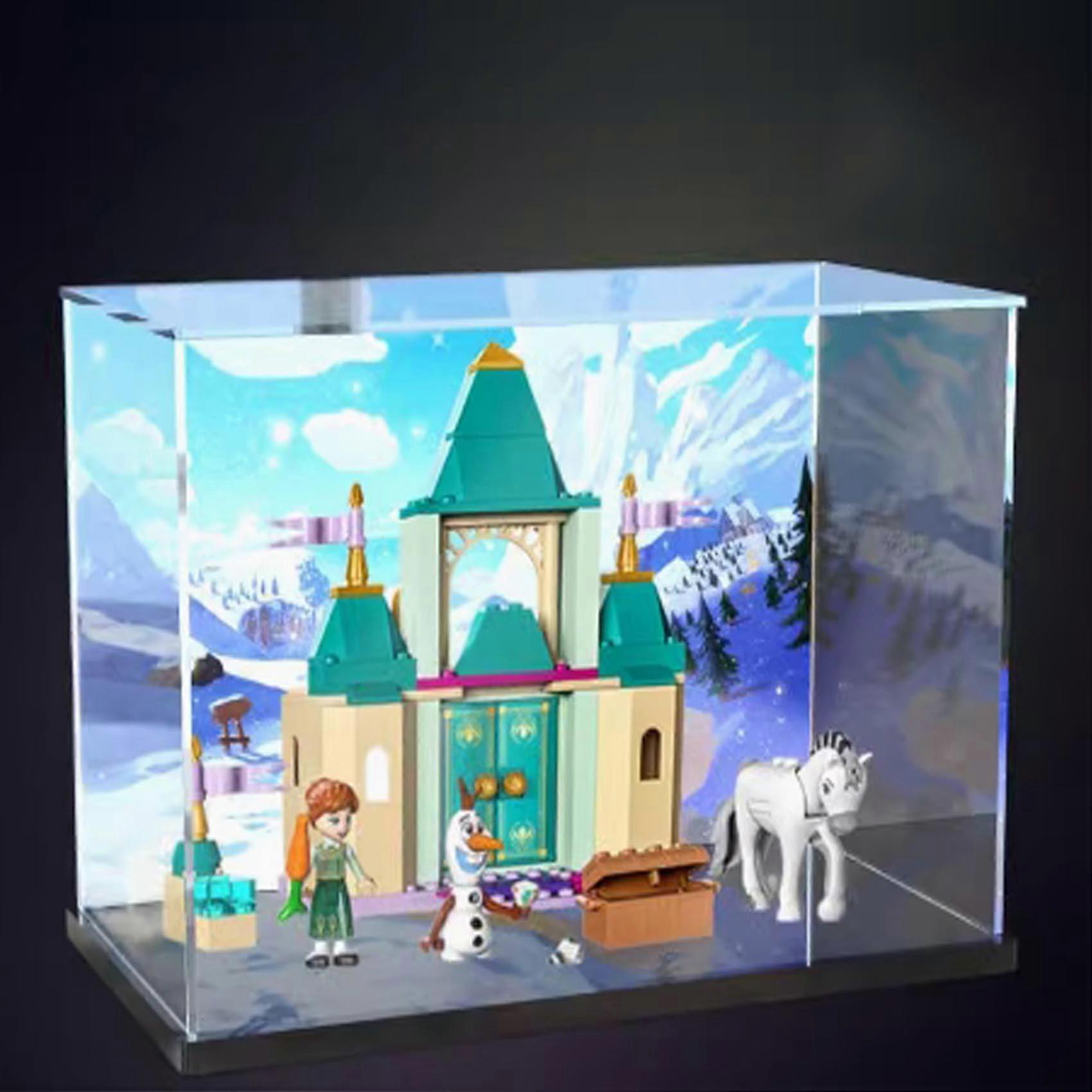 Acrylic Display Case for  43204 Happy Castle, Dustproof Clear Showcase Transparent Box