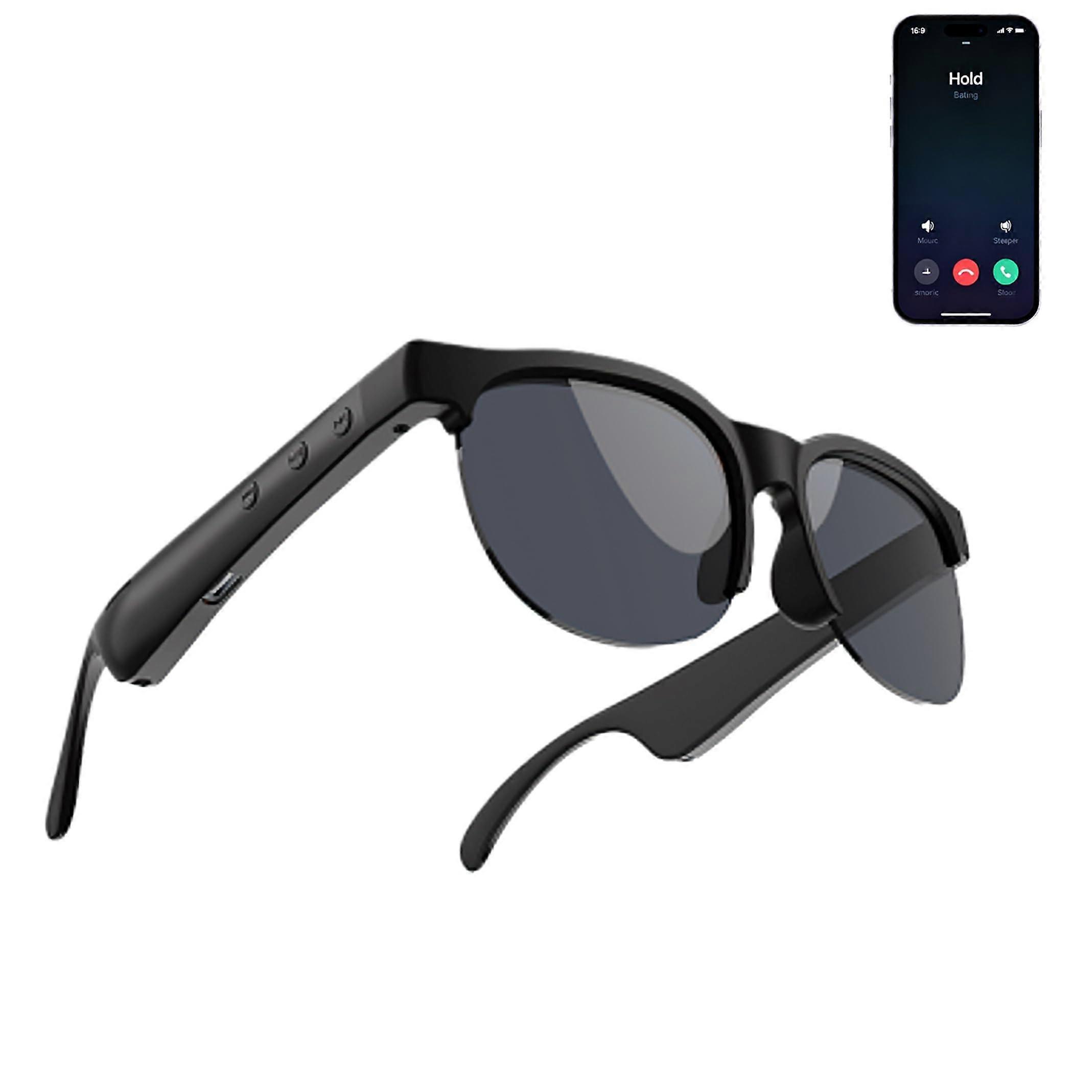 Smart Glasses with Bluetooth, AI Voice Assistant, OpenEar Audio, Hands Calling