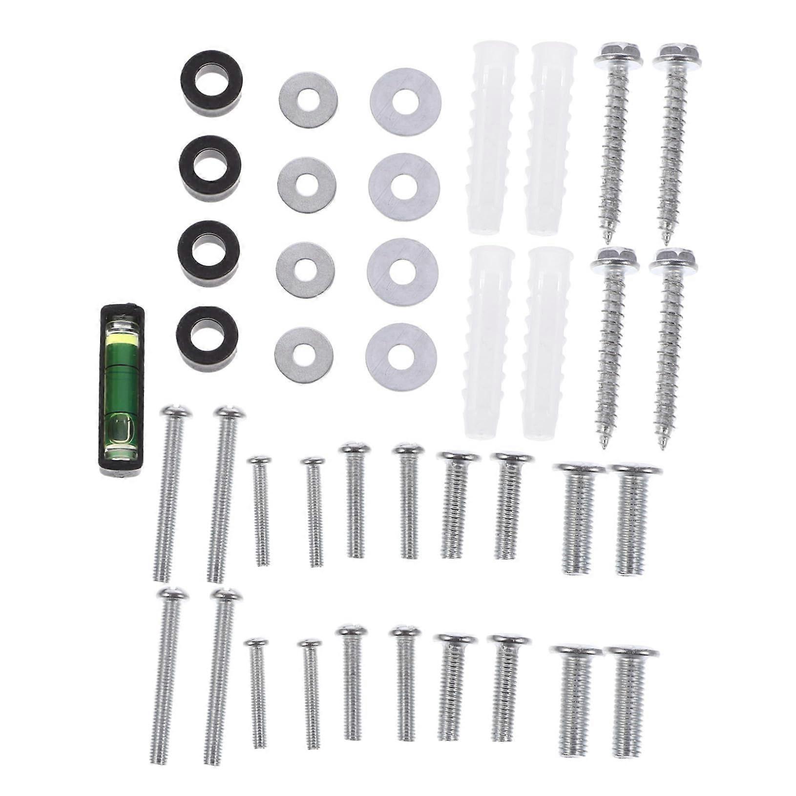 Universal TV Mounting Hardware Kit with Wall Bracket Screws for Easy Installation and Reliable Support
