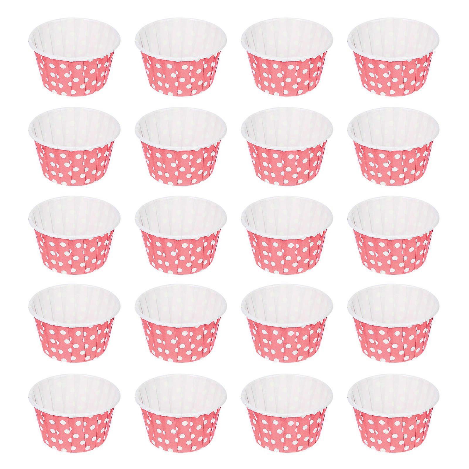 Pink Mini Cupcake Liners Baking Cups for Muffin Baking 100Pcs Cupcake Liners