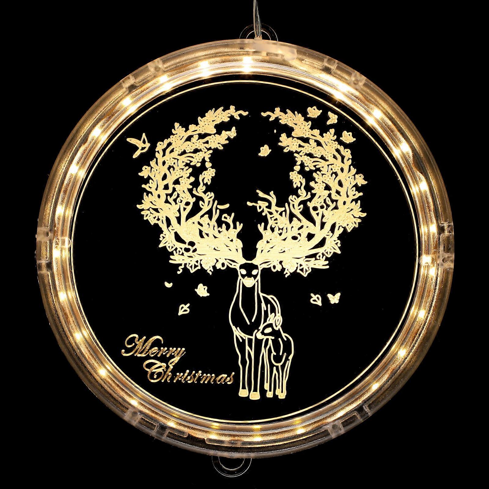 Christmas Window Lights Acrylic Lighting Accessory for Wedding Use