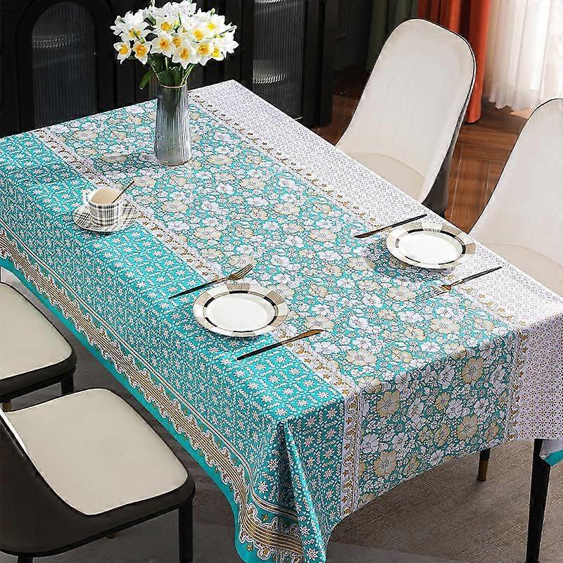 Tablecloth Style 0294 Anti-Stain Waterproof Rectangular Kitchen Dining Table Home Decoration