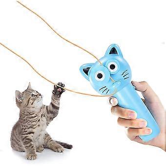 String-lelu, naruköysipotkuri köysinauhaohjaimella Creative Party Flavor Rope Launcher Thruster kannettava hauska sähkölelu kaikille
