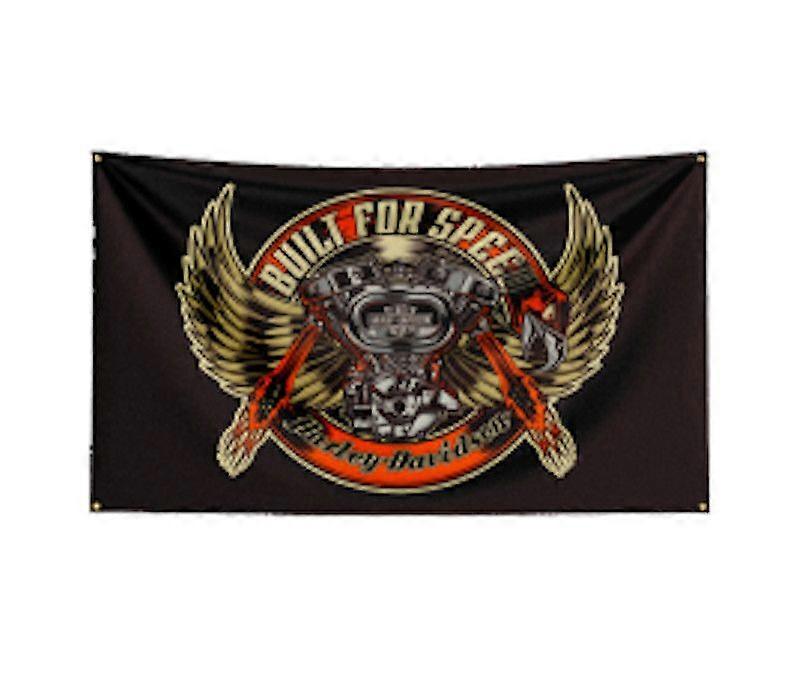 Harley Davidson Motorcycle Logo Flag CC0127