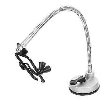 Hair Dryer Holder Stand with Suction Cup, NoDrill Adjustable 360° Hands Styling Rack