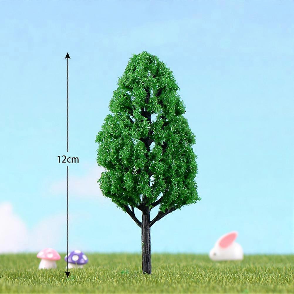 Tree Ornament Craft Diy Model Trees Friends 10Pcs