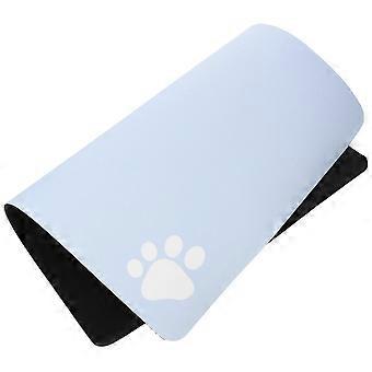 Absorbent Pet Feeding Mat for Feeding Use One Pad Sky-Blue