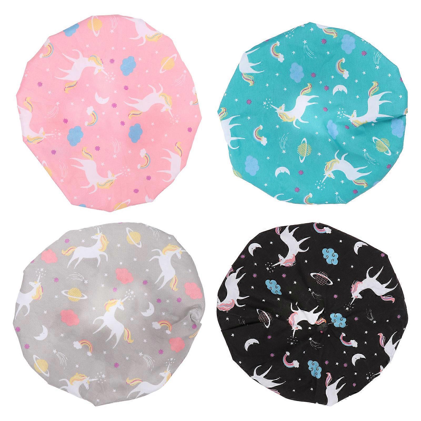 Double-Layer Bath Caps for Bathing Use 20Pcs Waterproof Disposable Eva