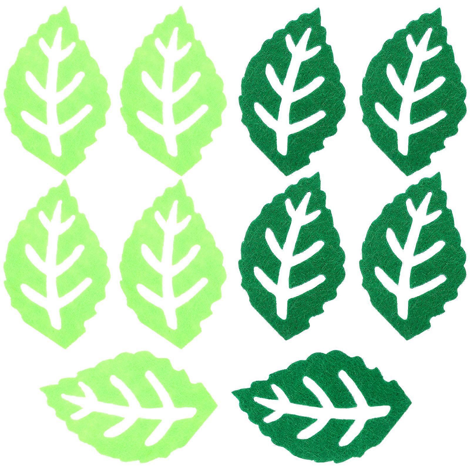 Cloth Leaf Wall Decal for Room Decor 5Sets Assorted Colors