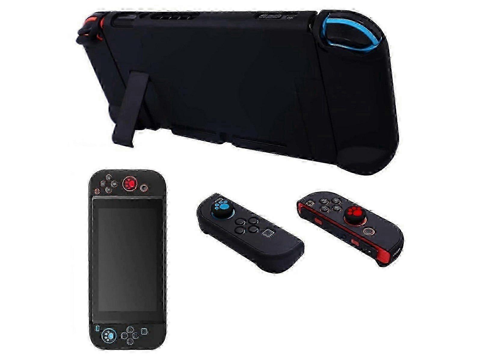 compatible with Nintendo Switch Dockable Case Protective Cover Console JoyCon Case Black