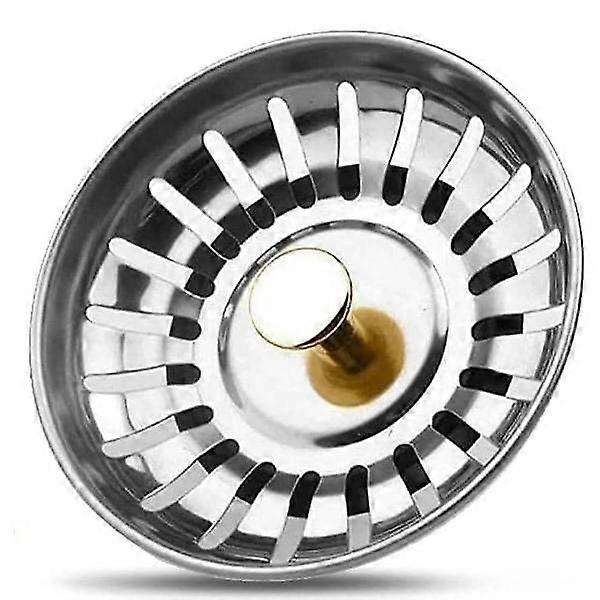 Sink stopper with filter, diameter 80 mm