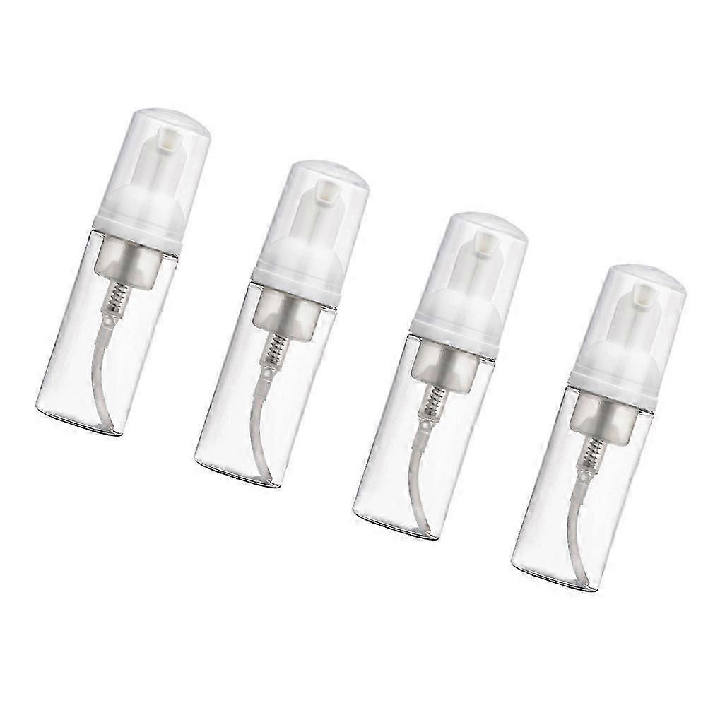 Sub Foaming Bottles Mousse Foaming Bottle for Packing 4Pcs Plastic White
