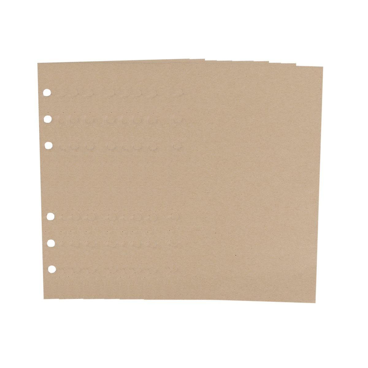 Refill for Wirebound Notebook A6 Empty Refill Paper for 320 Sheets Khaki