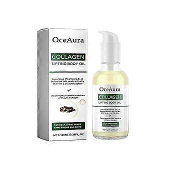 Kollagen-Lifting-Körperöl für Frauen, Kollagen-Lifting-Körperöl für Schönheits-Damen, Anti-Aging-Kollagen-Serum für das Gesicht, reduziert feine Linien und Falten, dbS