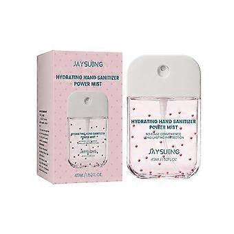 Strawberry Scent Hand Sanitizer Spray 45ml, Moisturizing No-Rinse Cleansing Mist, Portable Refreshing Hand Spray for Daily & Travel Use
