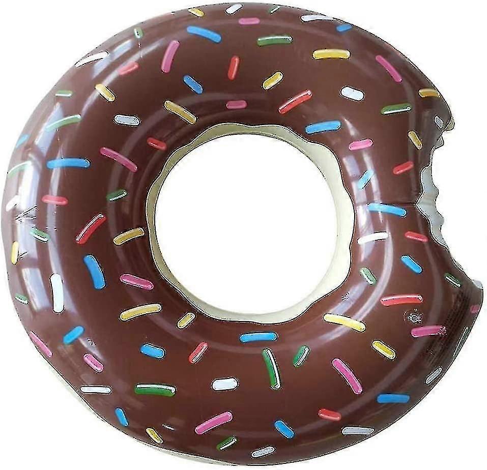 Inflatable Donut Pool Float  Swimming Ring for Adults