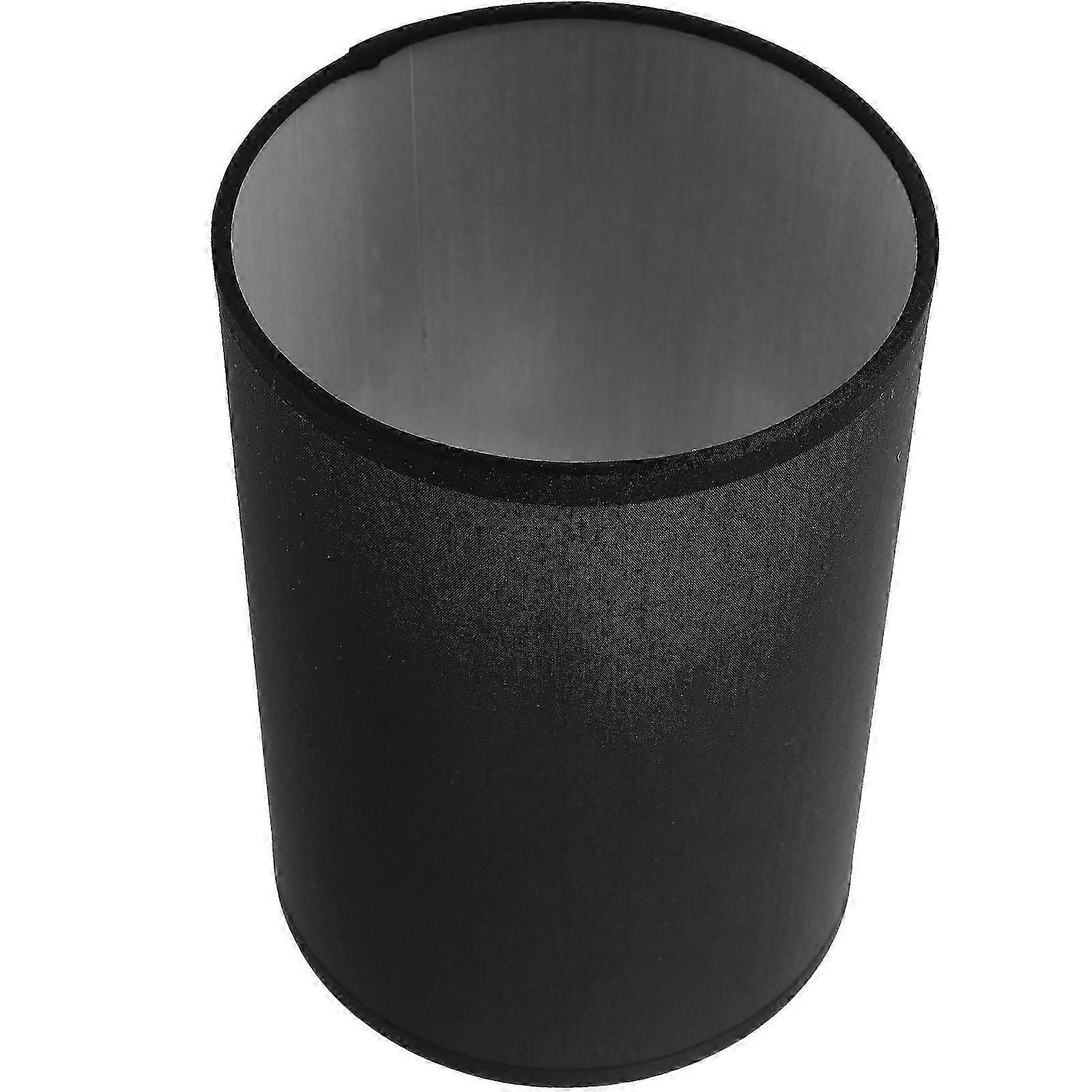 Black Round Lampshade E27 Light Socket Decorative Lamp Cover for Table Lamp