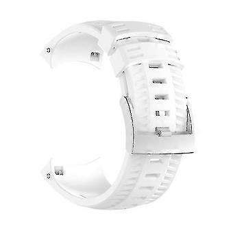 Replacement Silicone Watch Band For Suunto 9 White
