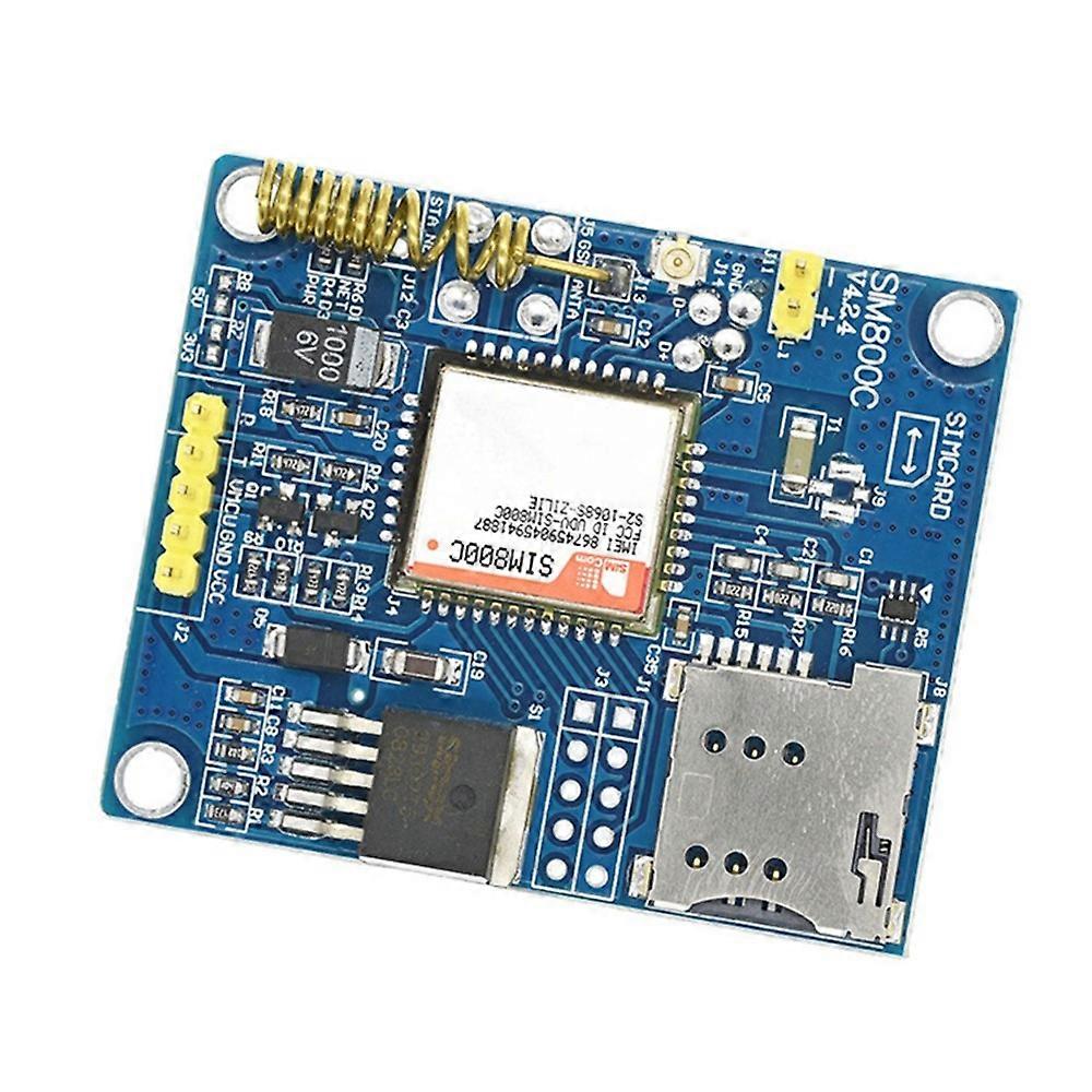 SIM800C Development Board with Spring Antenna GSM GPRS Module Support Message Bluetooth Audio Interface