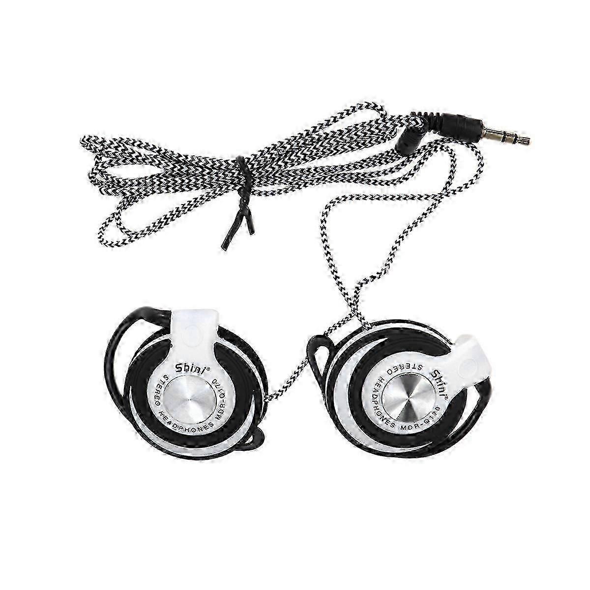 Wired Earphones with Earhook Design Stereo Headset compatible with Comcompatible withtable Listening