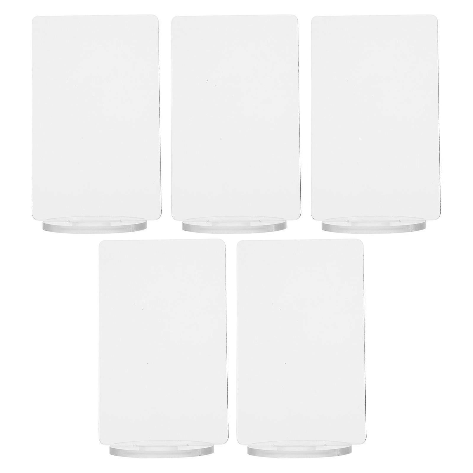 5Pcs Acrylic Display Stand Simple Shape Cartoon Character Holders