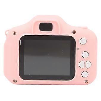 Kinderkamera 40MP Digital 1080P Video Cartoon Tragbares Kinder-Selfie-Spielzeug 2,4-Zoll-IPS-Bildschirm Rosa