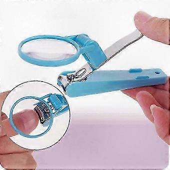 2026 Large Nail Clipper with Magnifying Glass, Stainless Steel Fingernail Scissors Suitable for Elderly and Children, Ideal for Toenails Ca