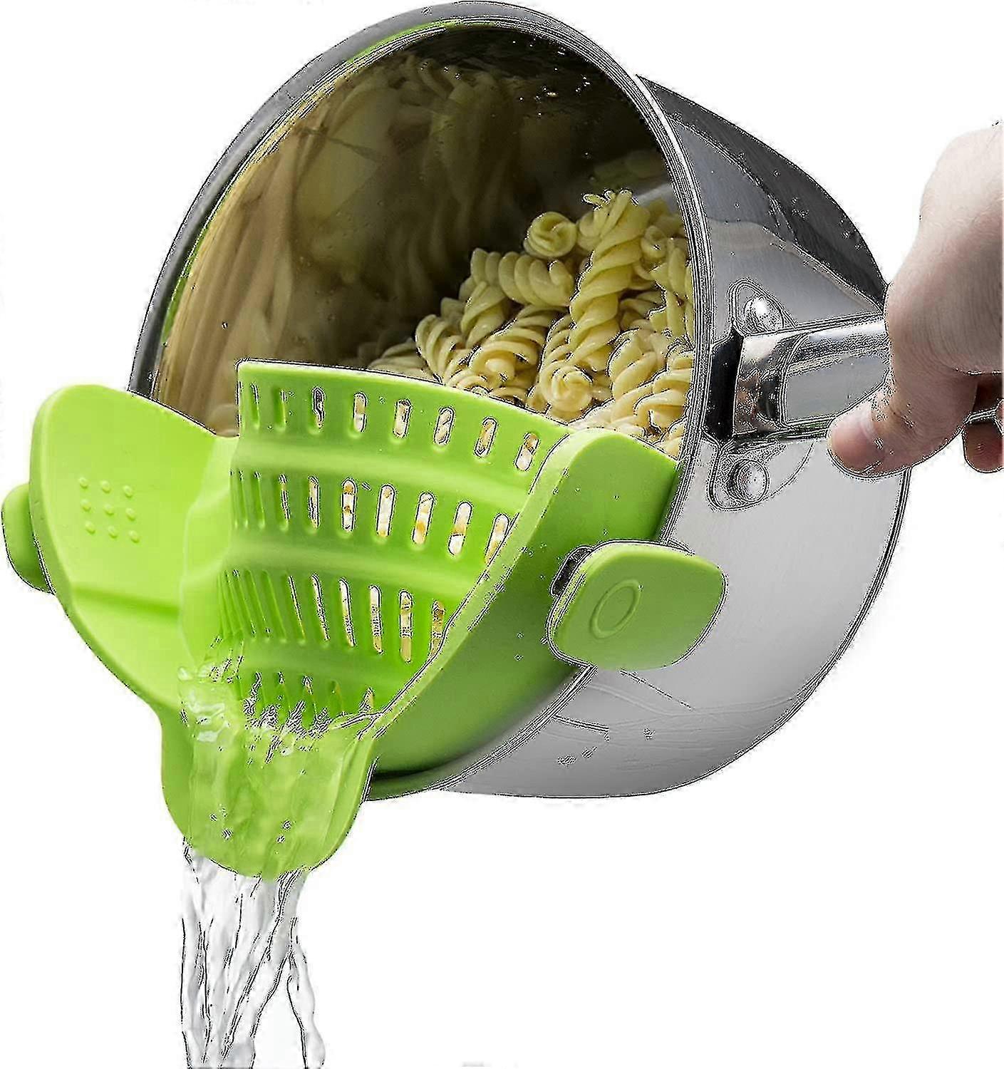 Universal Silicone Clip-on Pot Strainer Colanders