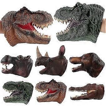 Pacynka z głową zwierzęcia, rękawice dla dzieci, pacynka w kształcie dinozaura
