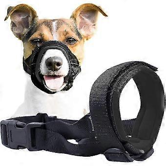 Soft Secure Comfort-Fit Dog Muzzle Guard Prevents Unwanted Biting & Chewing Safely