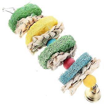 Wooden Parakeet Chewing Swing Toy 1 Piece for Bird Play