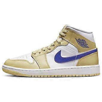 Jordan 1 Mid Lemon Wash Lapis Women's BQ6472-701