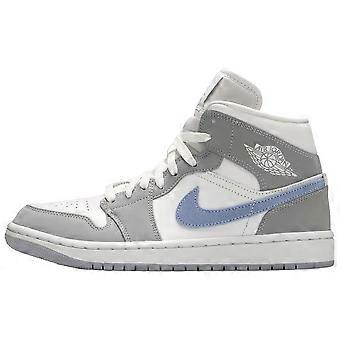 Jordan Air Jordan 1 Mid 'Wolf Grey Aluminum' Dames BQ6472-105