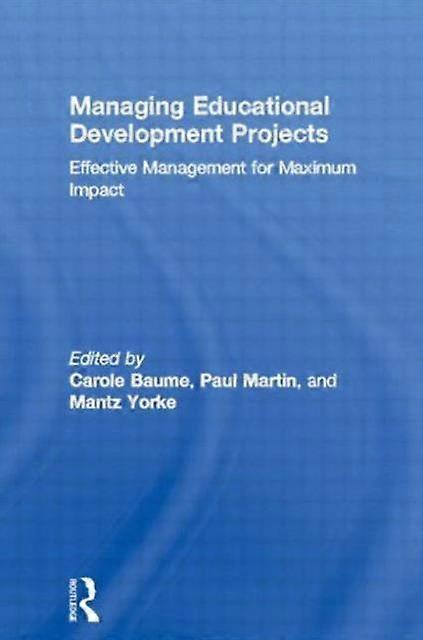Managing Educational Development Projects - Kogan Page Ltd - Paperback - en Book