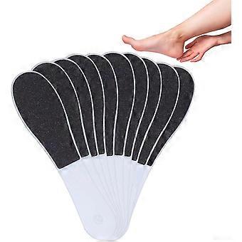 Lot de 10 râpes à pieds double face pour éliminer les callosités et les peaux mortes. Outil de pédicure professionnel pour femmes et mères.