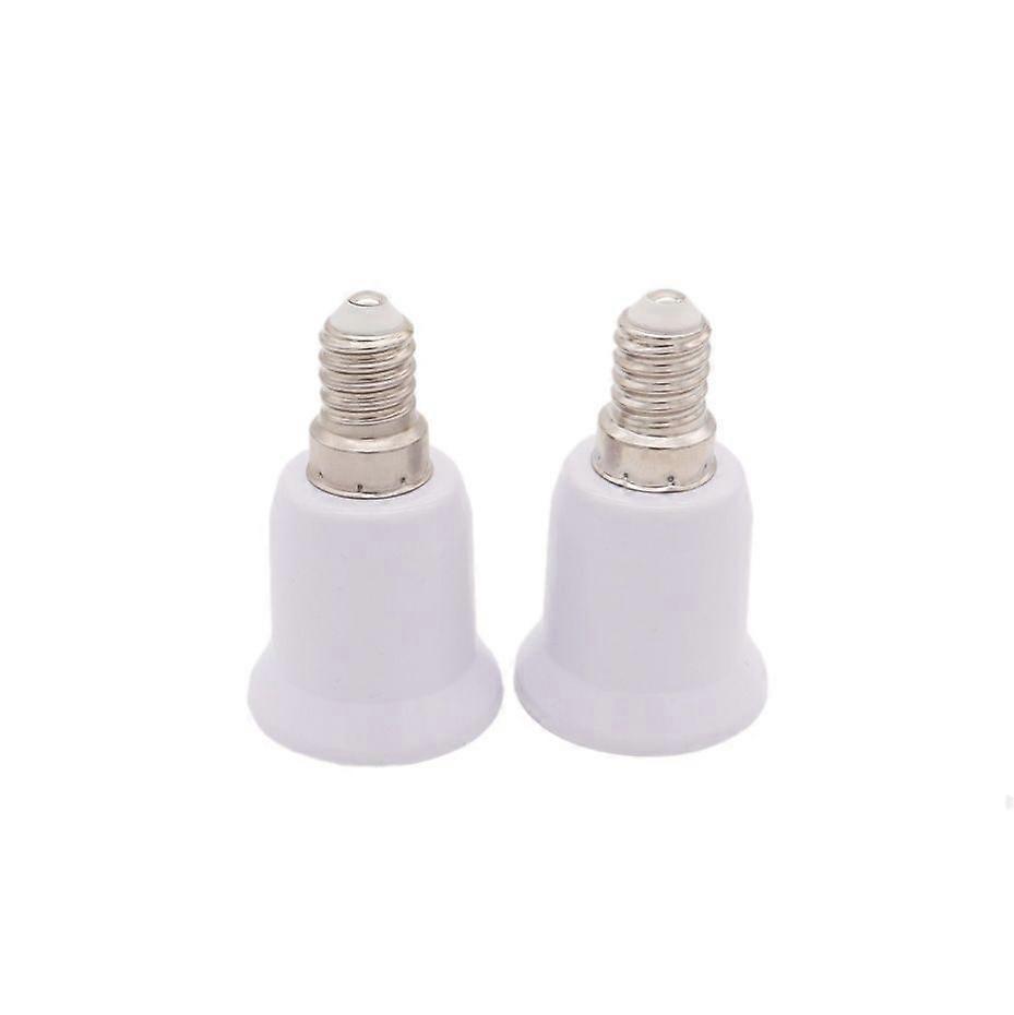 Socket Adapter - E14 to E27 Socket Converter - E27 Base Lamp Holder Adapter for LED Bulb Eph