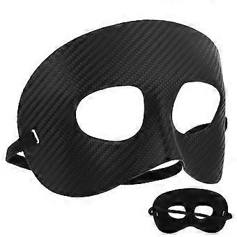 Nasenschutz für Sport-Schutzmaske für Herren mit Wangenschutz, Schwarz