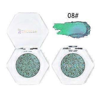 Mermaid Holographic Glitter Diamond Highlighter Makeup Eyeshadow, Bright Purple Emerald Glitter Eyeshadow