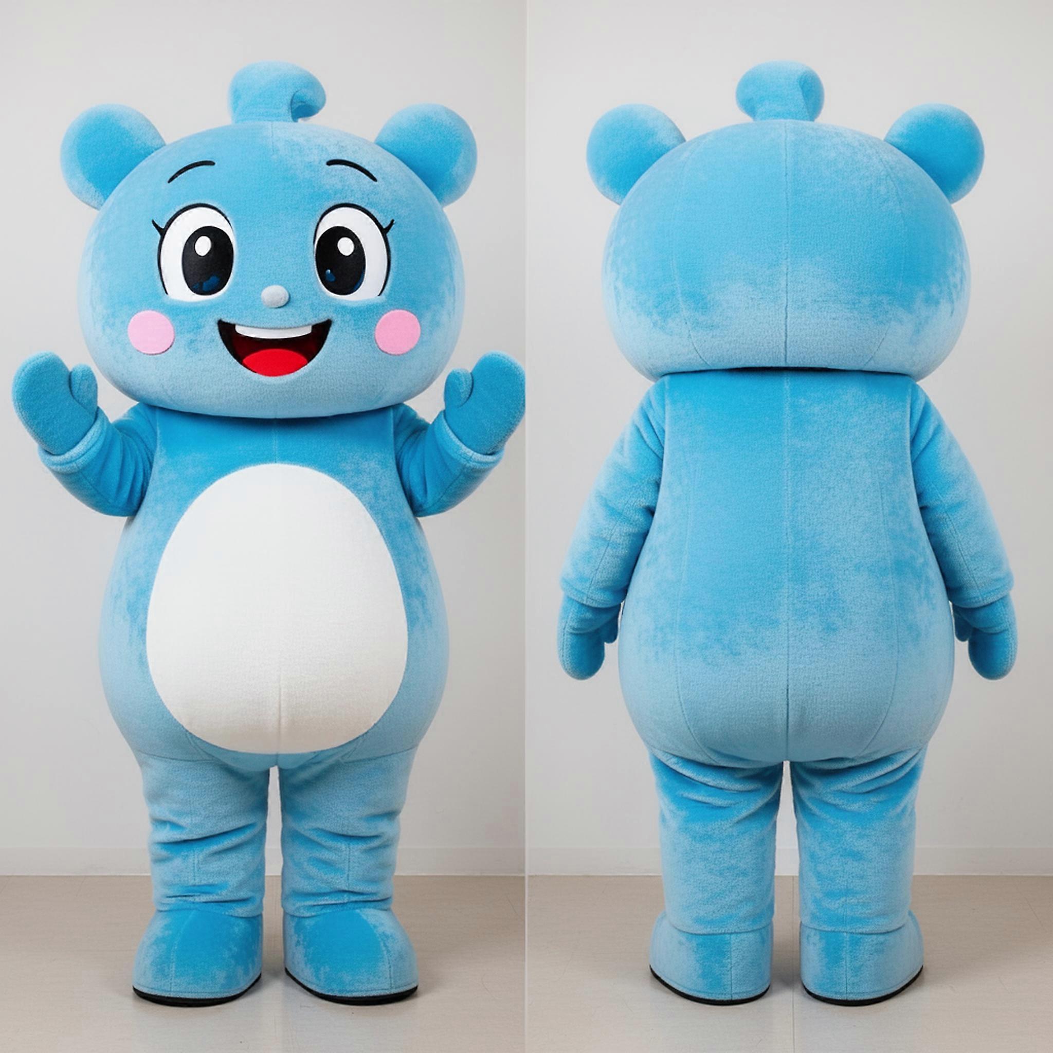 MASTICOT Sky Blue Rounded Miso Soup Mascot
