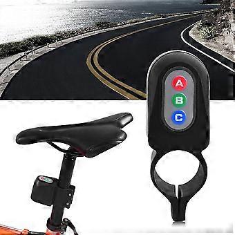Svart Cykling Cykel Stöldskydd Säkerhet 4-siffrigt kodlås Säkerhetslarm Verktyg