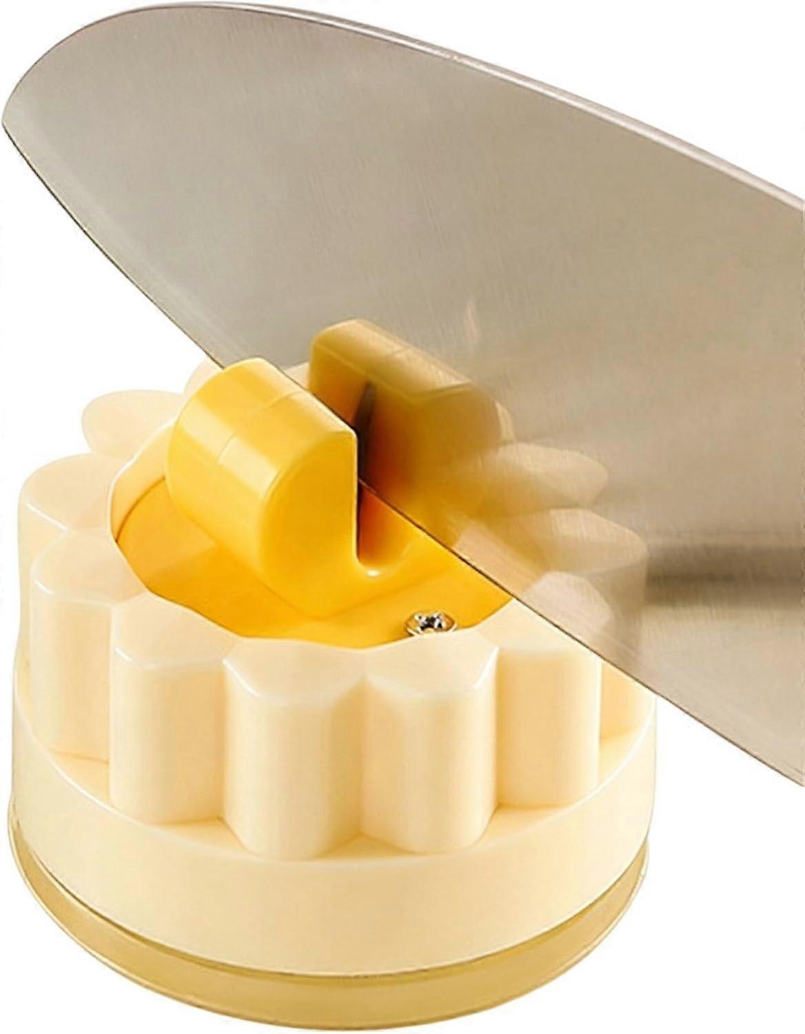 Gadget Scissor Sharpener for Kitchen, Suction Cup Knife Sharpener for