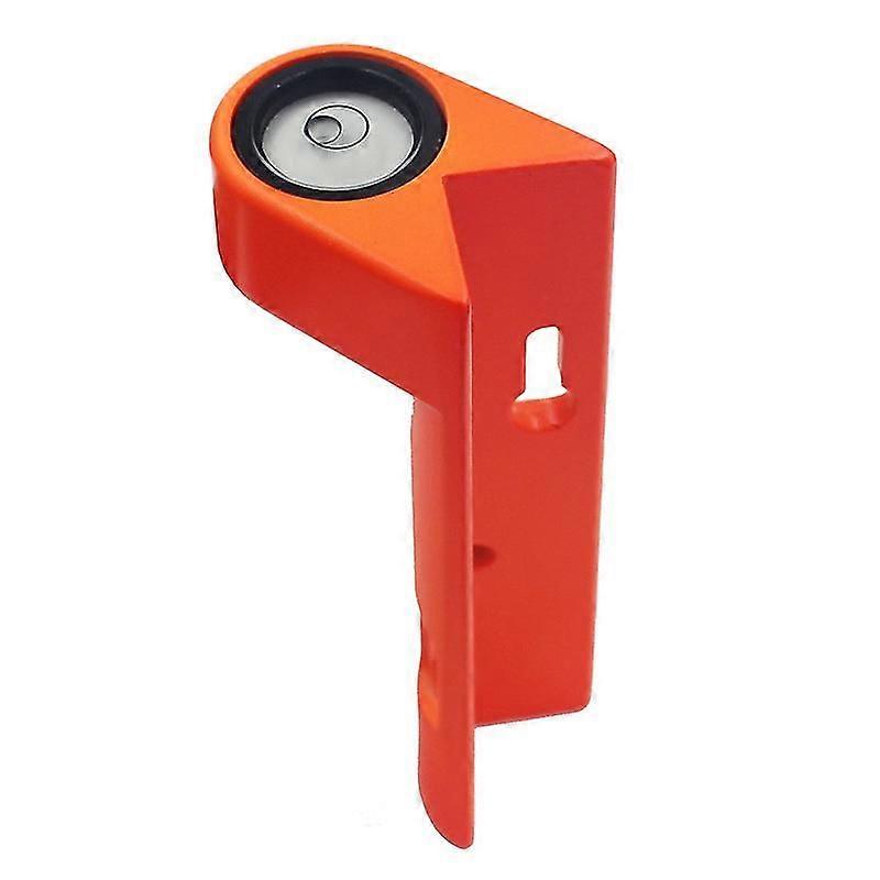 Adjustable bubble level for aluminum rod.
