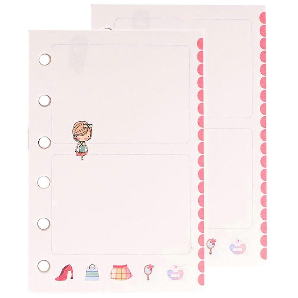 Loose Leaf Paper Notepad Refill for Writing 3Pcs Binder Notebook Inserts