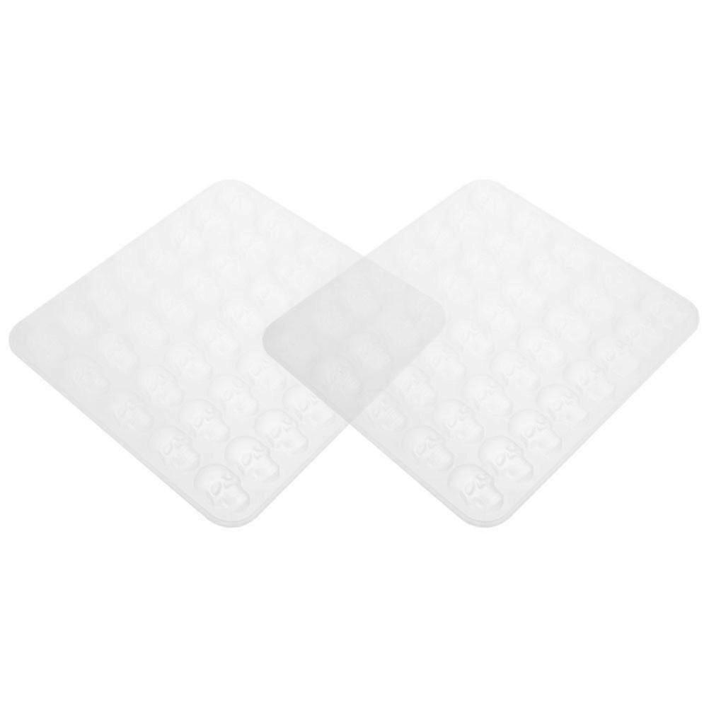 Creative Baking Tool 2Pcs Halloween Skull Silicone Candy Mold Set