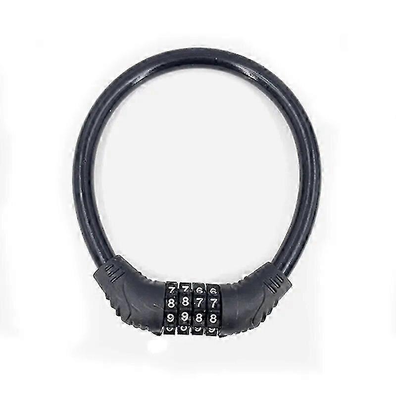 Compact 4-Digit Steel Cable Lock