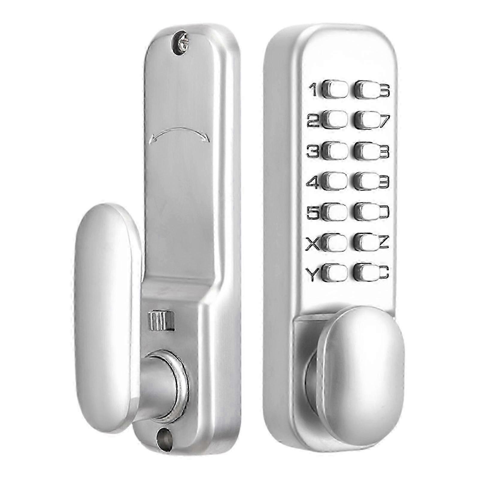 Digital Code Mechanical Lock with Keypad & Backup Keys for Home Office Security