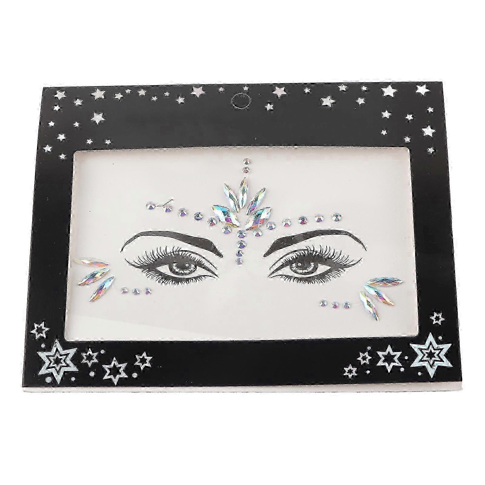 Lightweight Waterproof Rhinestone Face Stickers